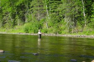 Pourvoirie Charlevoix pêche en rivière - Pourvoirie du lac Moreau, Auberge du Ravage